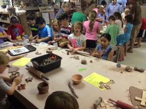 making pottery