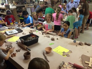 making pottery